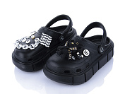 Кроксы Calorie 3221 чорний от магазина Frison