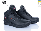 Кроссовки Alex Bens 601 блеск чорний от магазина Frison