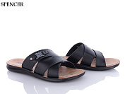 Шлепанцы Spencer 2210 чорний от магазина Frison