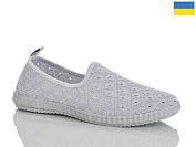 Слипоны Demur 6650 сірий от магазина Frison