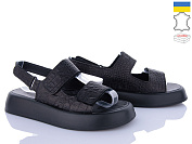 Босоножки A.N.I.One 4077-59G чорний шкіра от магазина Frison