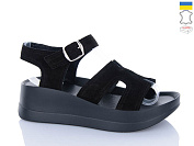 Босоножки Garti 10 чорний замш от магазина Frison