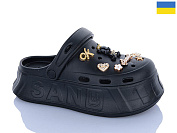 Кроксы Progress 16 чорний от магазина Frison