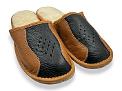 Тапочки Rai Shoes Капці 1 чол.чор-рудий от магазина Frison