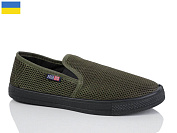 Слипоны Demur 042 хакі от магазина Frison