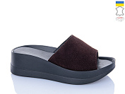 Шлепанцы Garti 07 коричневий замш от магазина Frison