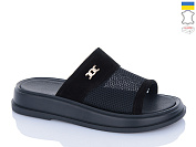 Шлепанцы Sali 230 чорний з чор-п. от магазина Frison