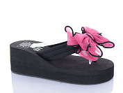 Шлепанцы Miss Ilonna Бант red от магазина Frison