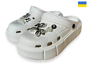 Кроксы Rai Shoes 152-2-6 білий от магазина Frison