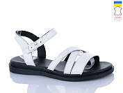 Босоножки Sali 92 білий чор-п.батал от магазина Frison