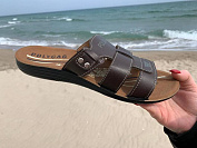 Шлепанцы Malibu N3 brown от магазина Frison