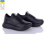 Кроссовки Gleb M236 чорний шкіра от магазина Frison