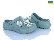 Кроксы Golden Lion 414 грін-грей от магазина Frison