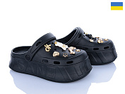 Кроксы Golden Lion 156-1 чорний от магазина Frison