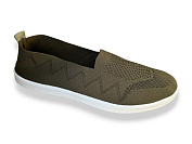 Слипоны Rai Shoes F08-004 хакі от магазина Frison