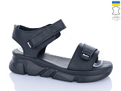 Босоножки Garti 15 чорний шк. от магазина Frison