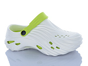 Кроксы Violeta B101 white-green от магазина Frison
