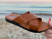 Шлепанцы Malibu MKD1387 camel от магазина Frison