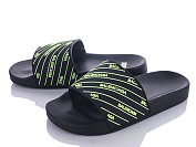 Шлепанцы Violeta Q115-L33-18 black-green от магазина Frison