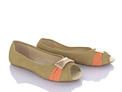 Балетки Tama B1-3 khaki от магазина Frison