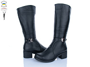 Сапоги Aba 608A чорний от магазина Frison