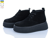 Ботинки A.N.I.One 07001-272 чорний замш от магазина Frison