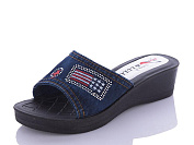 Шлепанцы Sali One ЖК006 джинс от магазина Frison