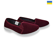 Тапочки Rai Shoes 14-106 бордовий от магазина Frison