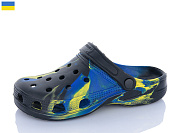 Кроксы Inblu SV18 папуга-чор-жовтий от магазина Frison