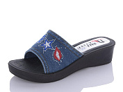 Шлепанцы Sali 65 синій от магазина Frison