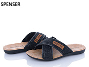 Шлепанцы Spencer 0301 джинс сірий от магазина Frison