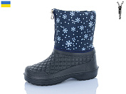 Сапоги Lenase 011 намальов-сніжин.синій от магазина Frison