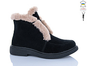 Ботинки Sali 377-1 чорний з чор-п.зима батал от магазина Frison