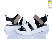 Босоножки Viscala 23212-3t шк.біл-чор-велюр-беж. от магазина Frison