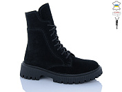 Ботинки Sali 7 чорний з чор-п.зима от магазина Frison