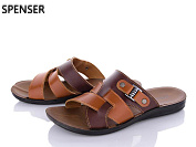 Шлепанцы Spencer 10575 коричневий от магазина Frison