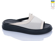 Шлепанцы Sali 2290 бежевий чор-п. от магазина Frison