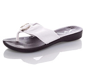 Шлепанцы No Brand Моно кольцо white от магазина Frison