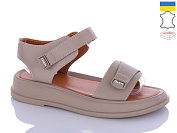 Босоножки Garti 0136 бежевий шкіра от магазина Frison