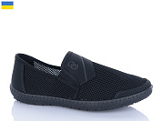 Слипоны Успіх Dago 81 чорний от магазина Frison