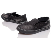 Слипоны Prime 6057-0080 черный от магазина Frison