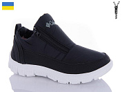 Ботинки Inblu N317 чорний біл-підошва от магазина Frison