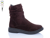 Ботинки Sali 9 коричневий з чор-п.зима от магазина Frison