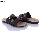 Шлепанцы Spencer 2201 чорний от магазина Frison