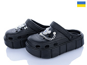 Кроксы Roks 152-451 чорний от магазина Frison