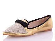 Балетки Miss Ilonna XY122-1 gold от магазина Frison